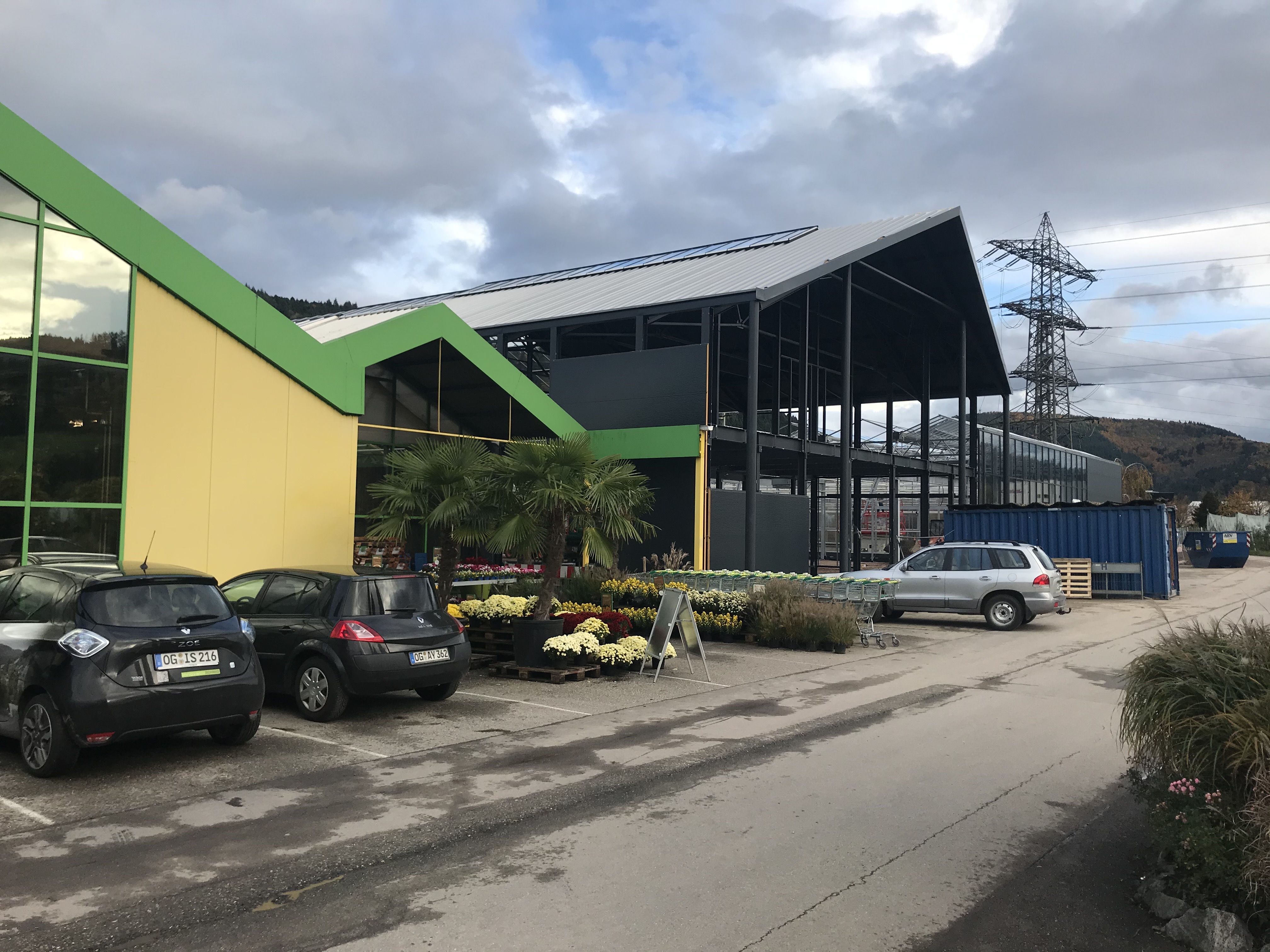 Um und Neubau im Gartencenter Göppert in Haslach Bollenbach